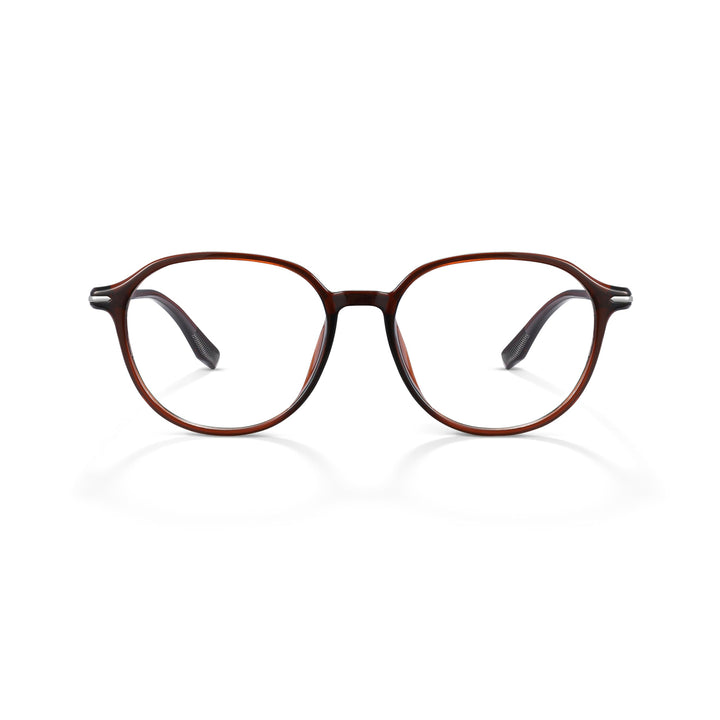 MUJOSH Alio XZ crown panto eyeglasses in AQUA material, cut for a lower nose bridge