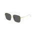 Trendy Oversized Square Sunglasses for Women Men, Retro Big Flat Lens UV Protection Shades, Brand of EssilorLuxottica