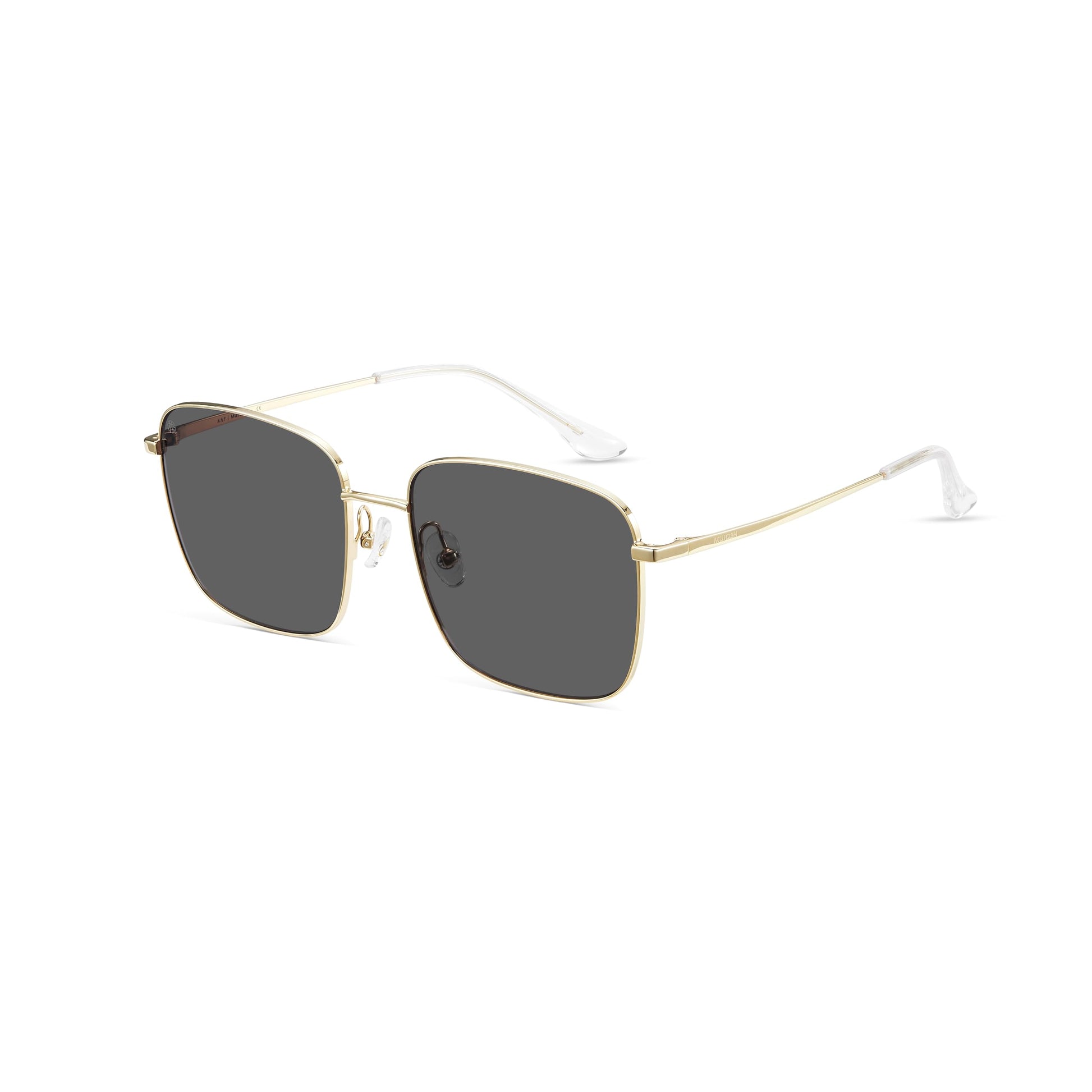 Trendy Oversized Square Sunglasses for Women Men, Retro Big Flat Lens UV Protection Shades, Brand of EssilorLuxottica