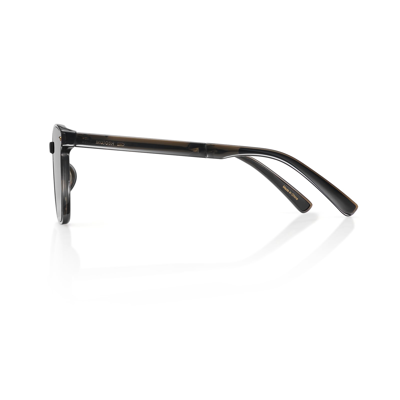 Square Folding Sunglasses for Women Men UV Protection Anti-Glare, Exclusive Eyewear Brand of EssilorLuxottica