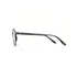 Lightweight 12.9g Crown Frame Glasses for Men Women, Non Prescription Fashion Eyewear with Spring Hinges, Anti-Slip Clear Gla