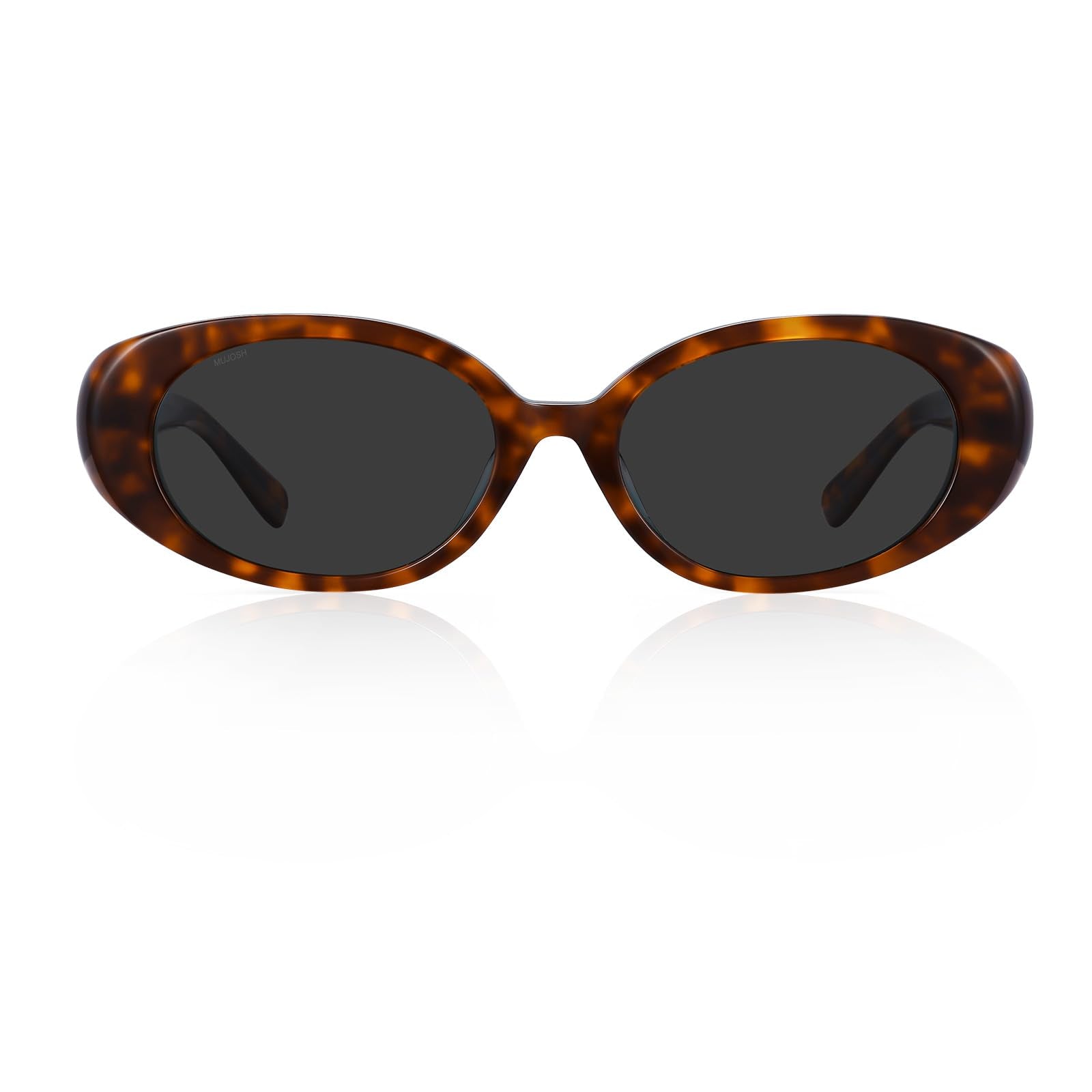 Retro Oval Sunglasses Polarized Trendy Vintage Shades UV400, Exclusive Brand of EssilorLuxottica