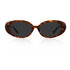 Retro Oval Sunglasses Polarized Trendy Vintage Shades UV400, Exclusive Brand of EssilorLuxottica