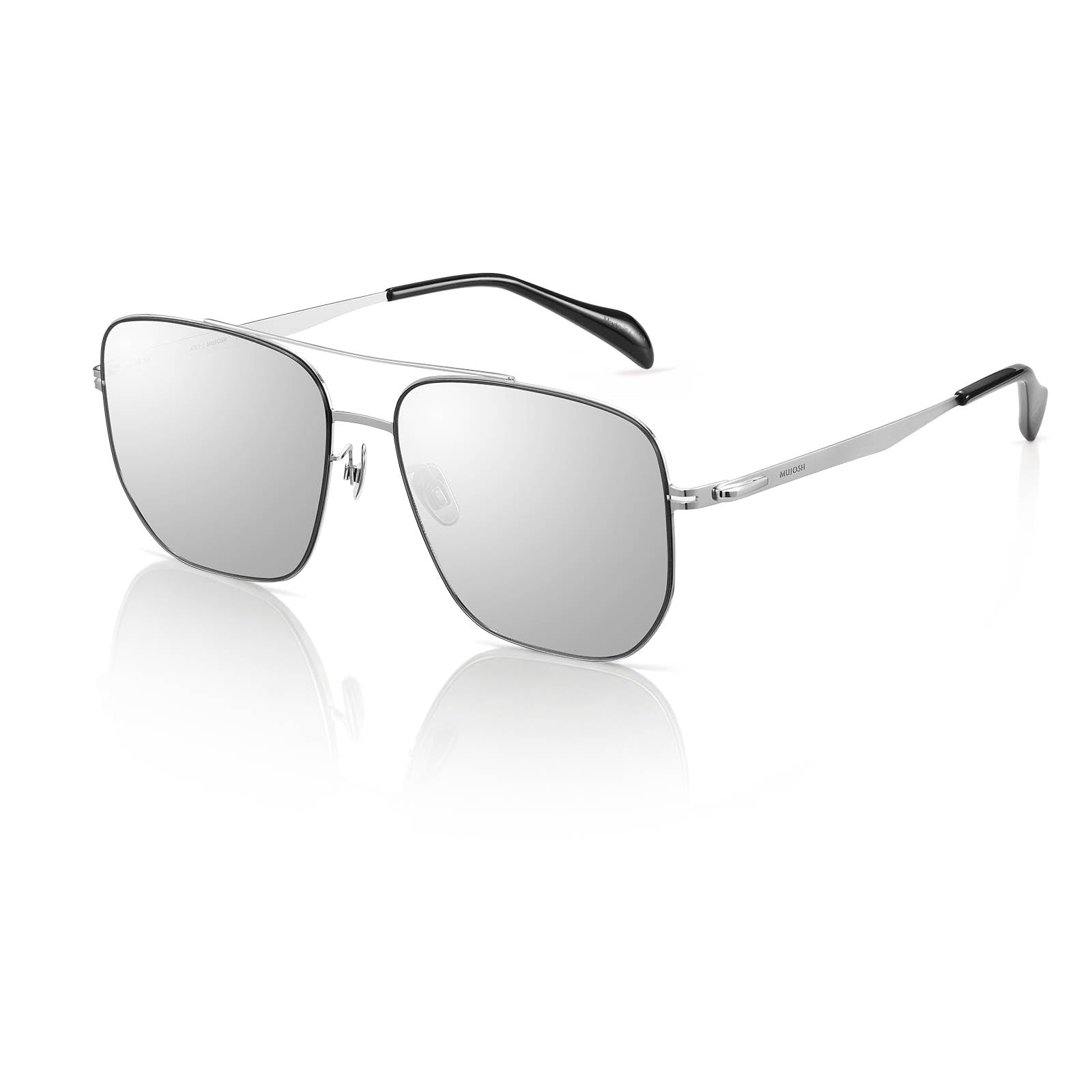 Retro Trendy Classic Aviator Sunglasses for Men Lightweight, Exclusive Eyewear Brand of EssilorLuxottica