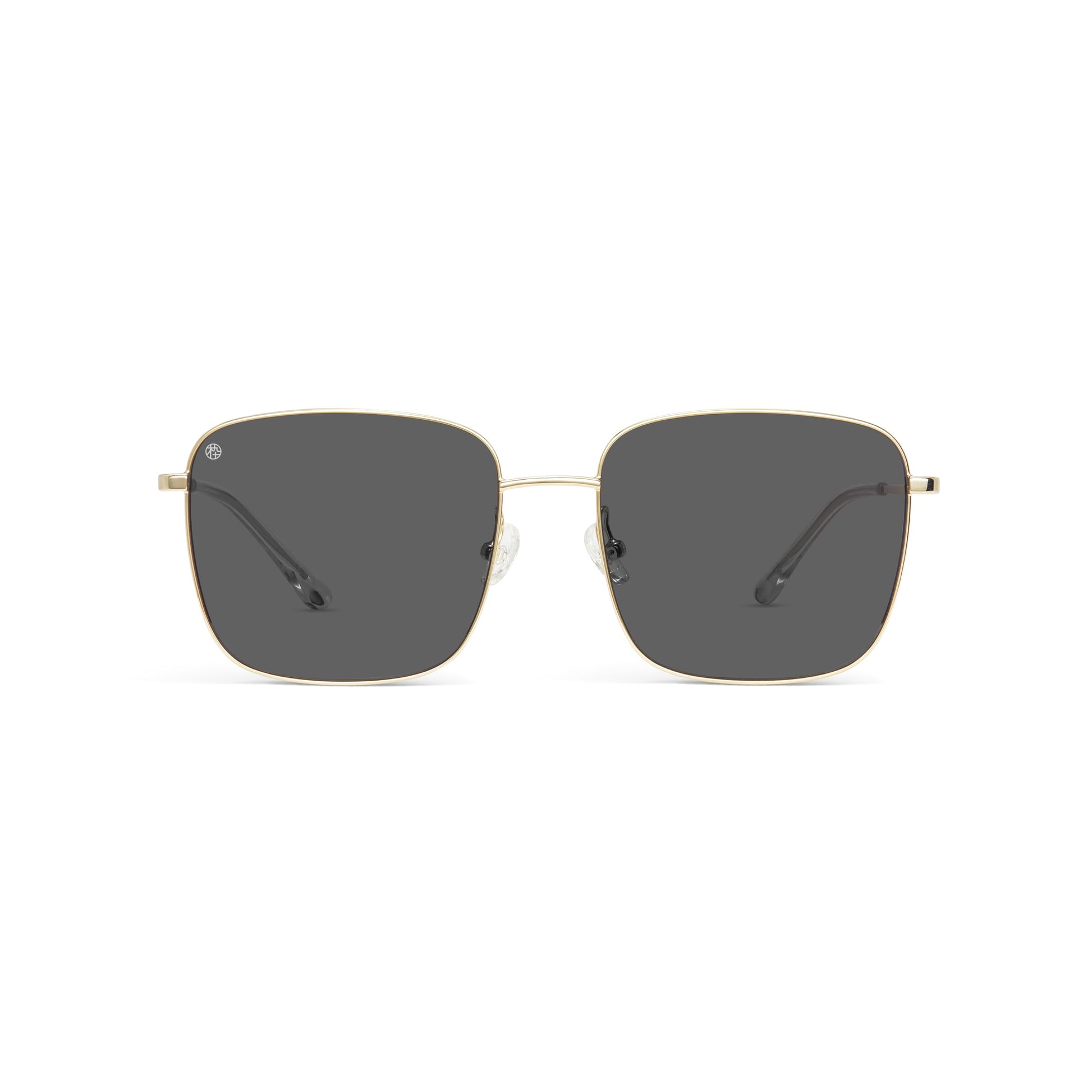 Trendy Oversized Square Sunglasses for Women Men, Retro Big Flat Lens UV Protection Shades, Brand of EssilorLuxottica