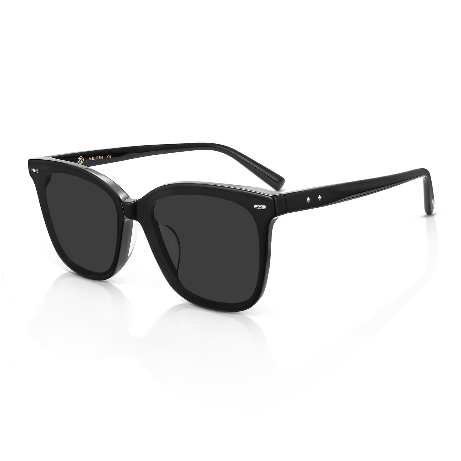 Trendy Square Oversized Polarized Sunglasses for Women Men, Exclusive Eyewear Brand of EssilorLuxottica