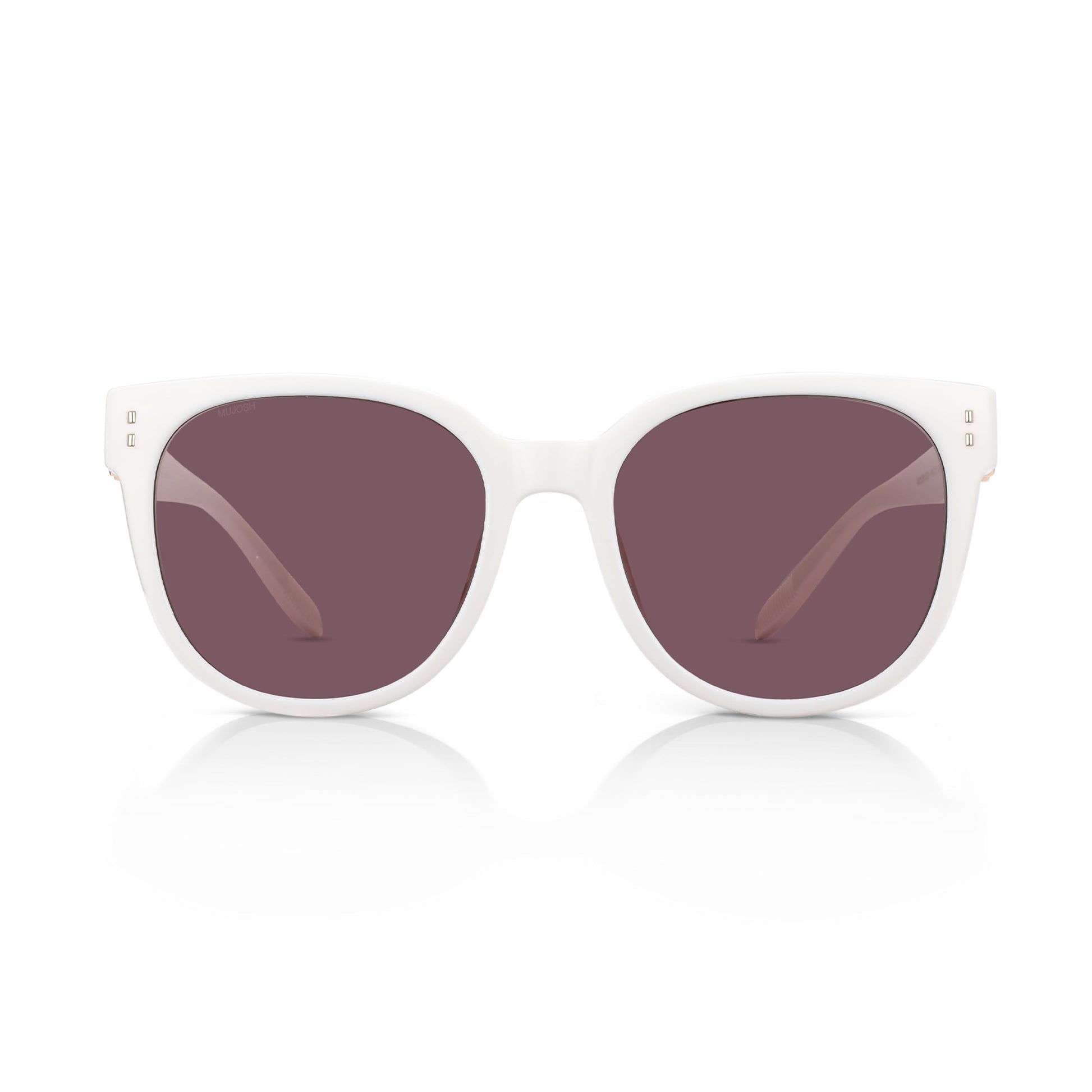 Oversized Square Sunglasses for Women Men, Lightweight TR90 Polarized Shades with Geometric Hinge, Anti-Oil UV400 Eyewear for