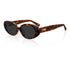 Retro Oval Sunglasses Polarized Trendy Vintage Shades UV400, Exclusive Brand of EssilorLuxottica