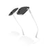 Trendy Oversized Square Sunglasses for Women Men, Retro Big Flat Lens UV Protection Shades, Brand of EssilorLuxottica