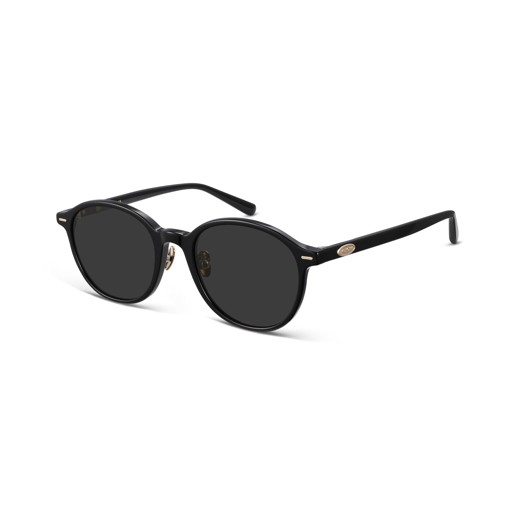 Retro Round Square Sunglasses for Women Men, Vintage Shades UV400 Protection, Exclusive Brand of EssilorLuxottica