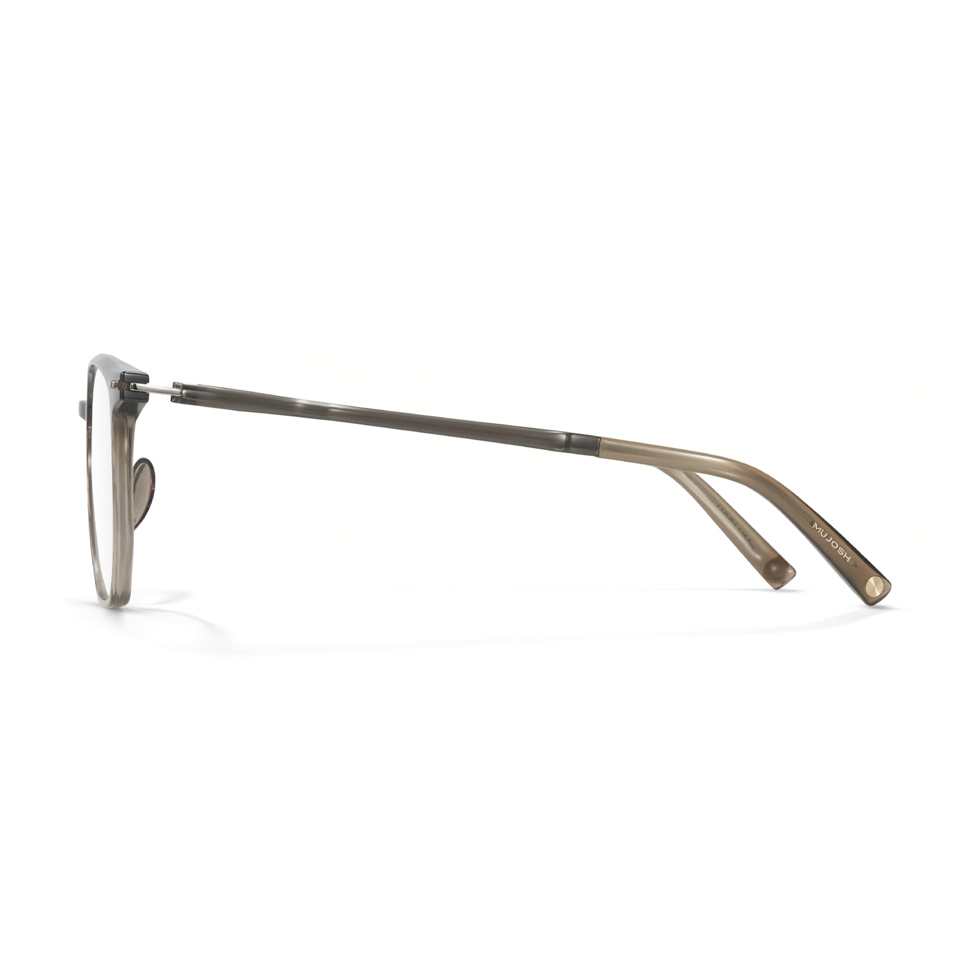 Ultem 9.6g Glasses Frames for Women Men, Lightweight Geometric Square Eyewear with Mortise-Tenon Hinge, Fashion Optical Frame