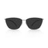 Screwless Polarized Cat-Eye Metal Shades Sunglasses for Women Men, Brand of EssilorLuxottica