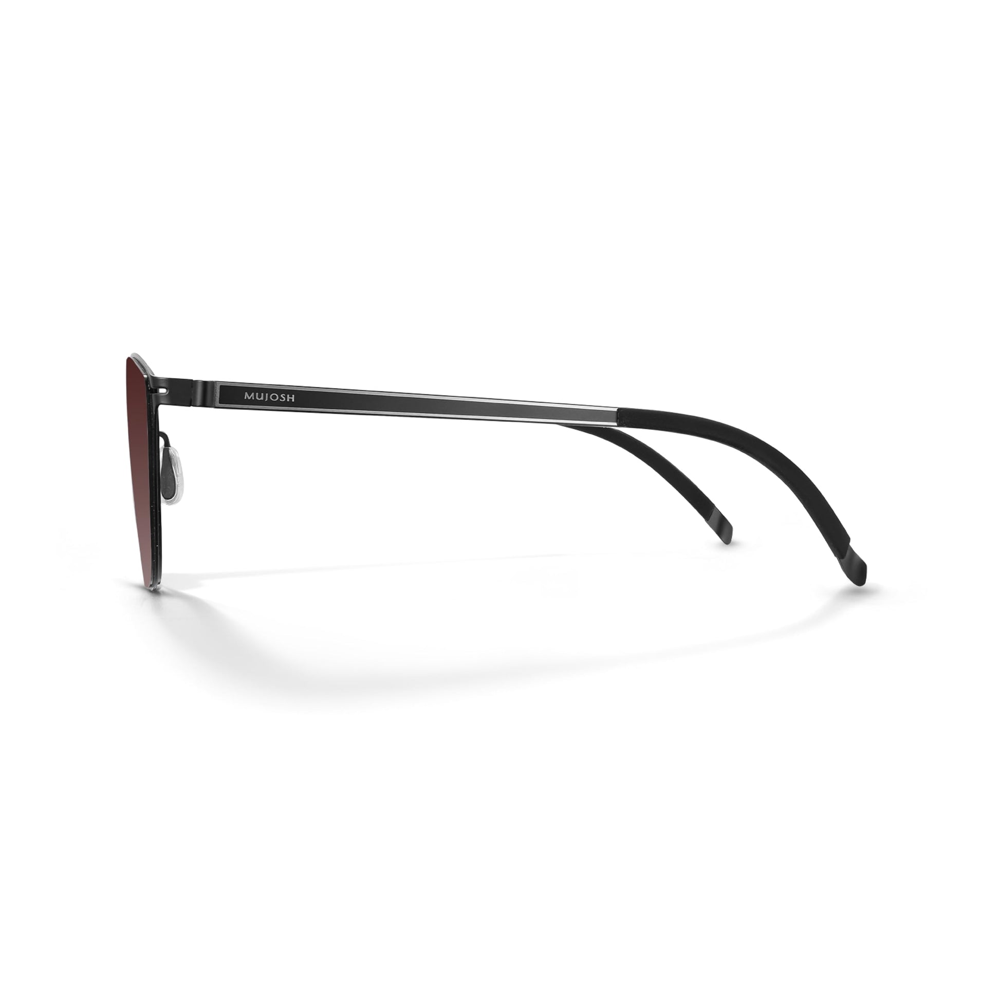 Screwless Polarized Cat-Eye Metal Shades Sunglasses for Women Men, Brand of EssilorLuxottica