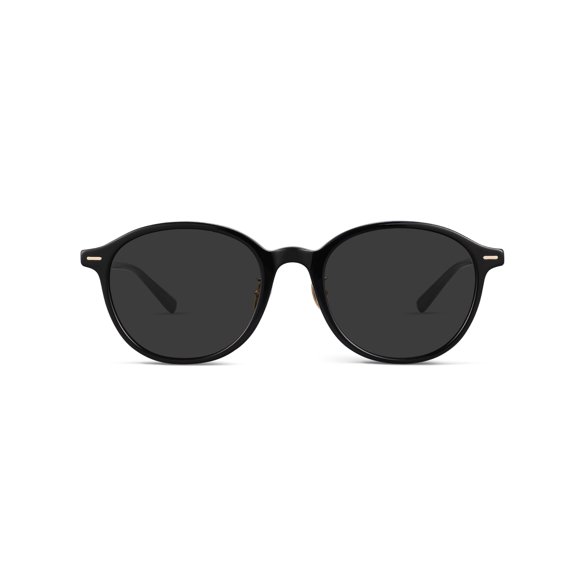 Retro Round Square Sunglasses for Women Men, Vintage Shades UV400 Protection, Exclusive Brand of EssilorLuxottica