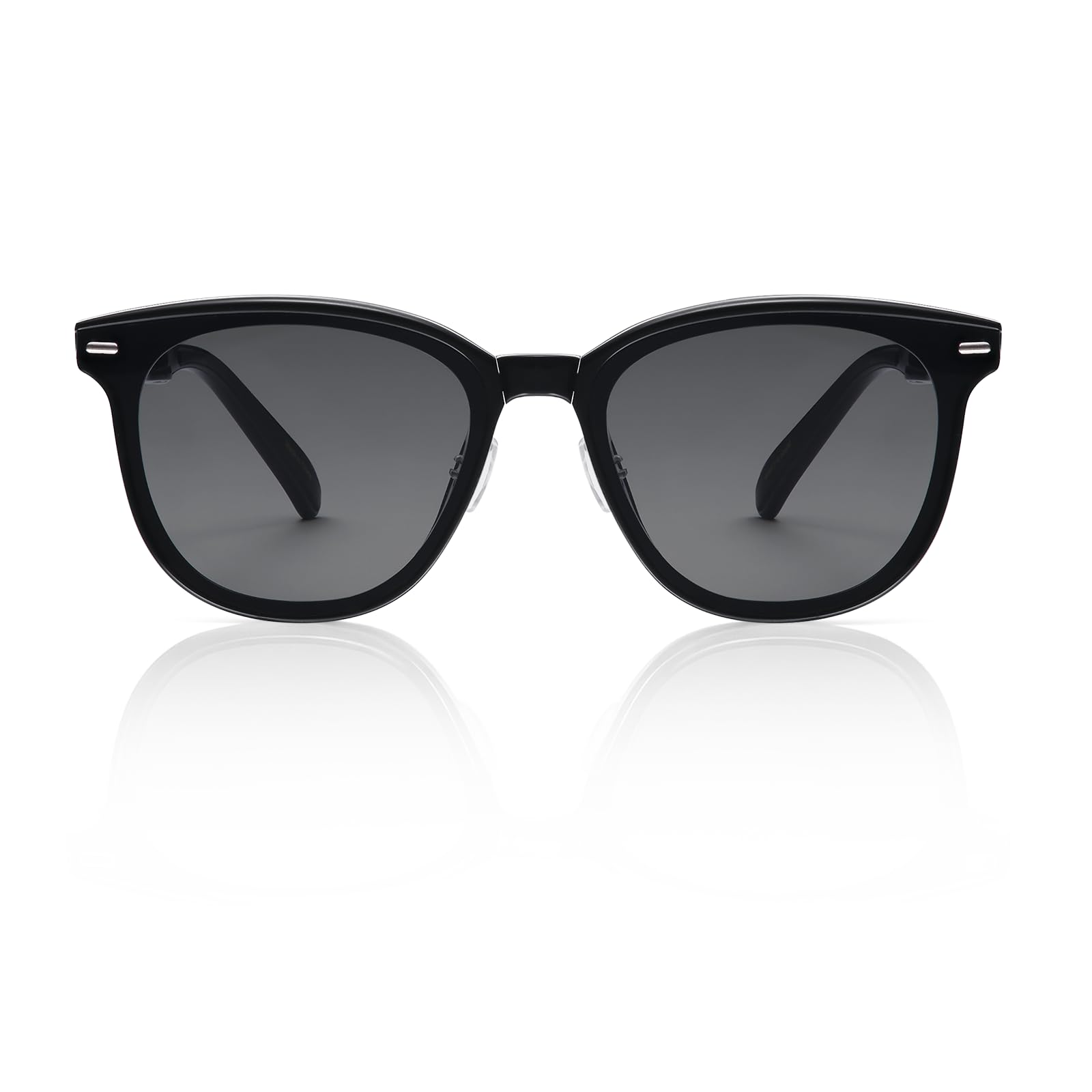 Square Folding Sunglasses for Women Men UV Protection Anti-Glare, Exclusive Eyewear Brand of EssilorLuxottica
