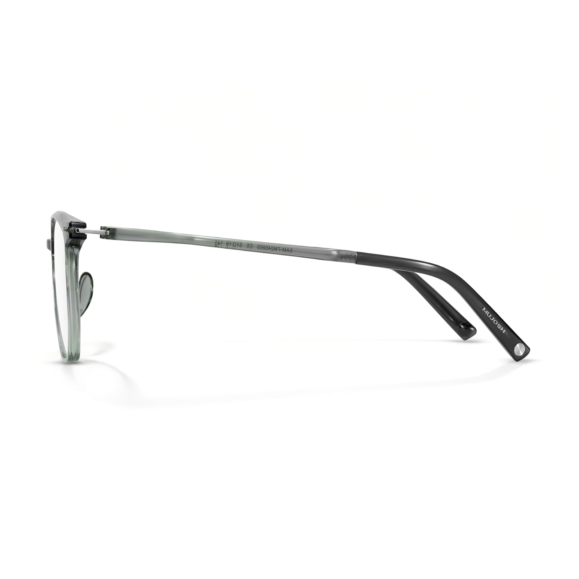 Ultem 9.6g Glasses Frames for Women Men, Lightweight Geometric Square Eyewear with Mortise-Tenon Hinge, Fashion Optical Frame