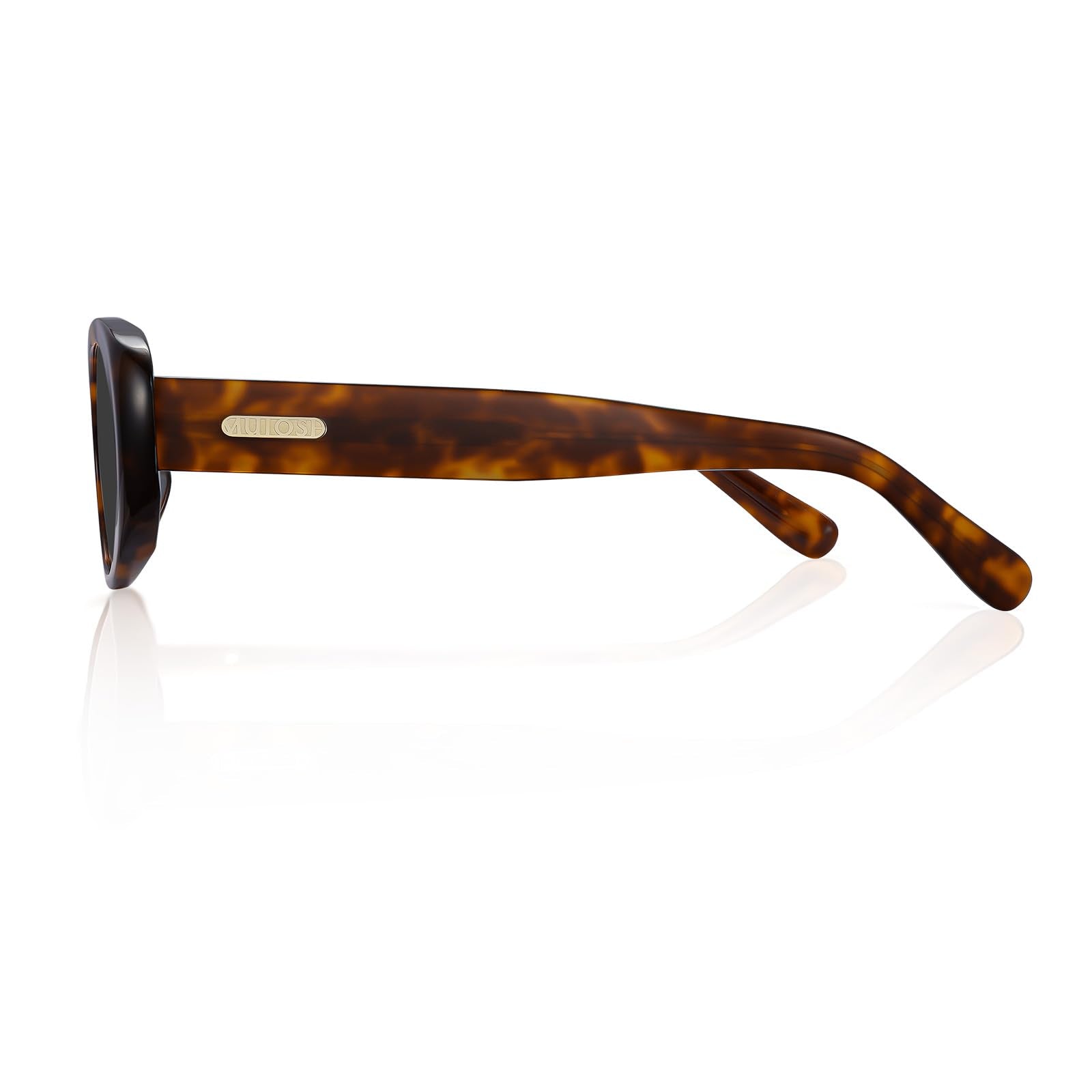 Retro Oval Sunglasses Polarized Trendy Vintage Shades UV400, Exclusive Brand of EssilorLuxottica