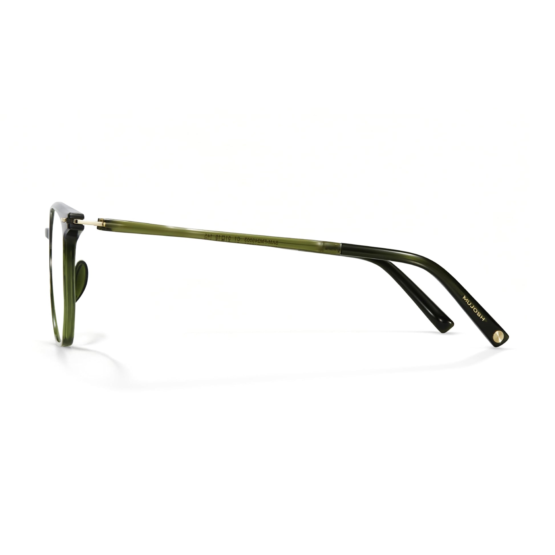 Ultem 9.6g Glasses Frames for Women Men, Lightweight Geometric Square Eyewear with Mortise-Tenon Hinge, Fashion Optical Frame