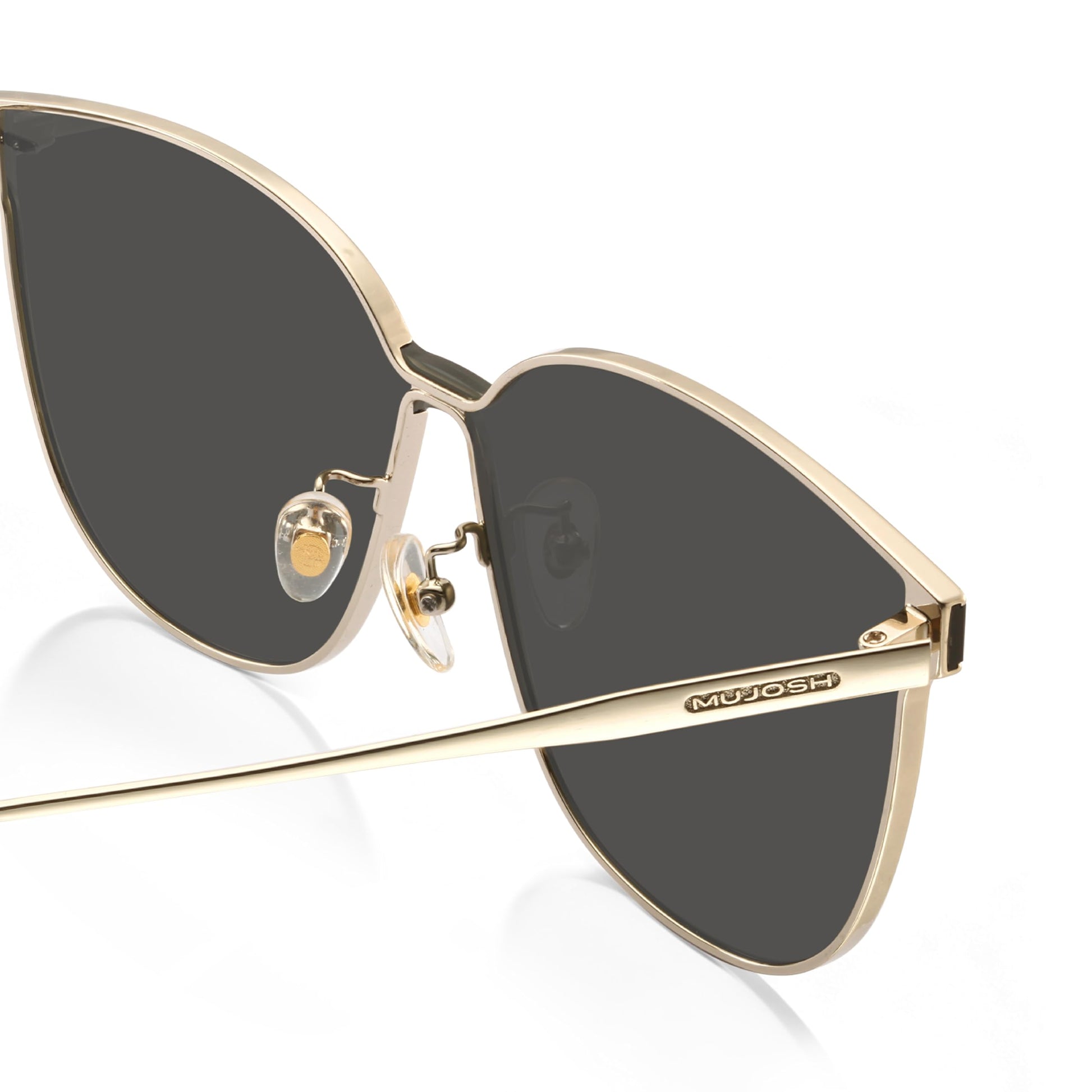 Retro Square Polarized Oversized Sunglasses UV400 Protection for Women Men