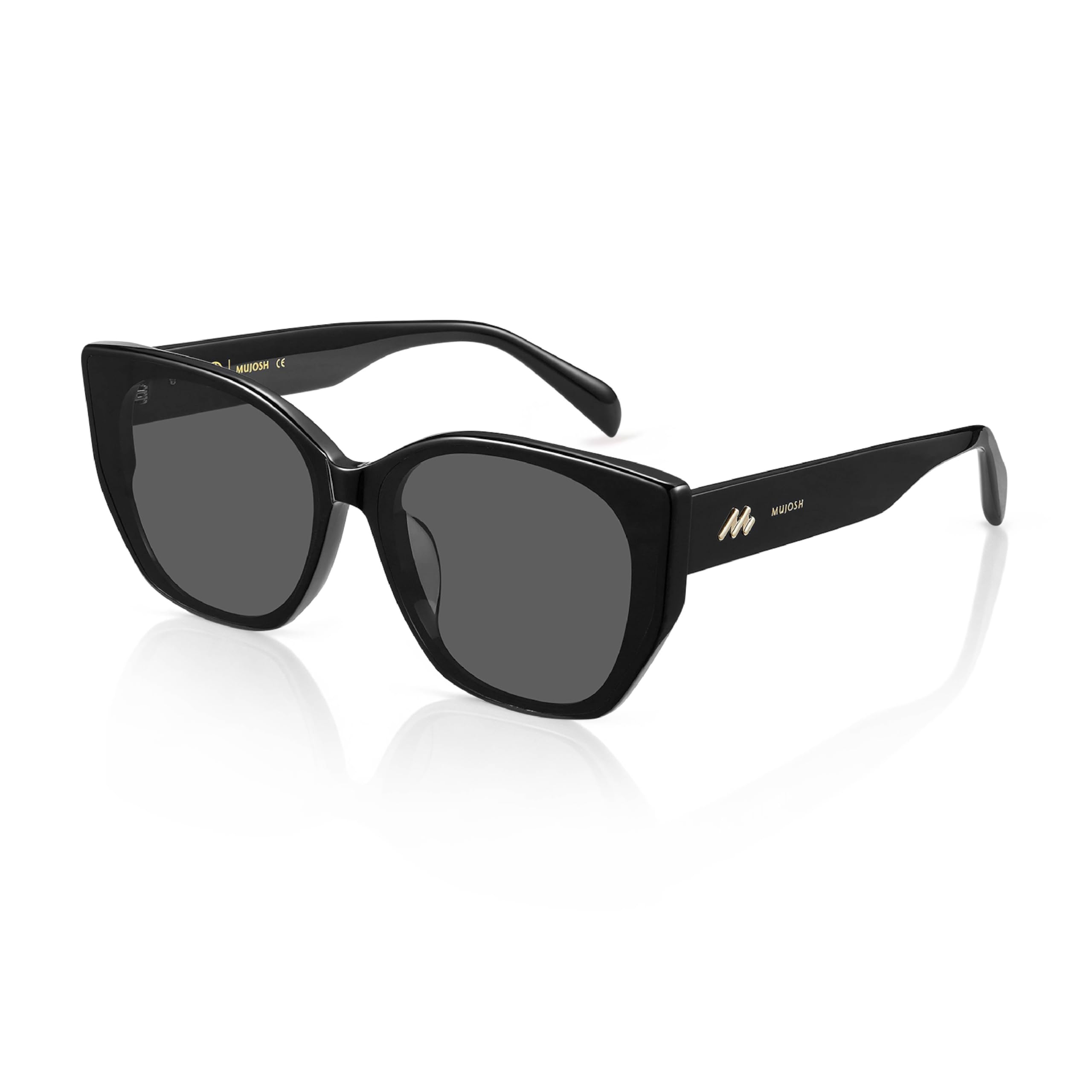Cat Eye Sunglasses UV400 Trendy Acetate Exclusive Brand of EssilorLuxottica