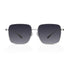 Trendy Oversized Square Sunglasses for Women Men, Retro Big Flat Lens UV Protection Shades, Brand of EssilorLuxottica