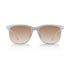 Square Sunglasses for Women Men, Lightweight 21.9g AQUA Flexible Frame with Spring Hinges, Anti-Oil UV400 Shades with Crystal