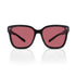 Avant-Garde Square Sunglasses for Women Men, Lightweight 20.9g TR90 One-Piece Bent Lens, Anti-Oil UV400 Shades with Twisted T