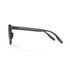 Square Round Sunglasses for Men Women, Lightweight 22.8g AQUA Frame with Spring Hinges, Anti-Oil UV400 Shades with Crystal Lo