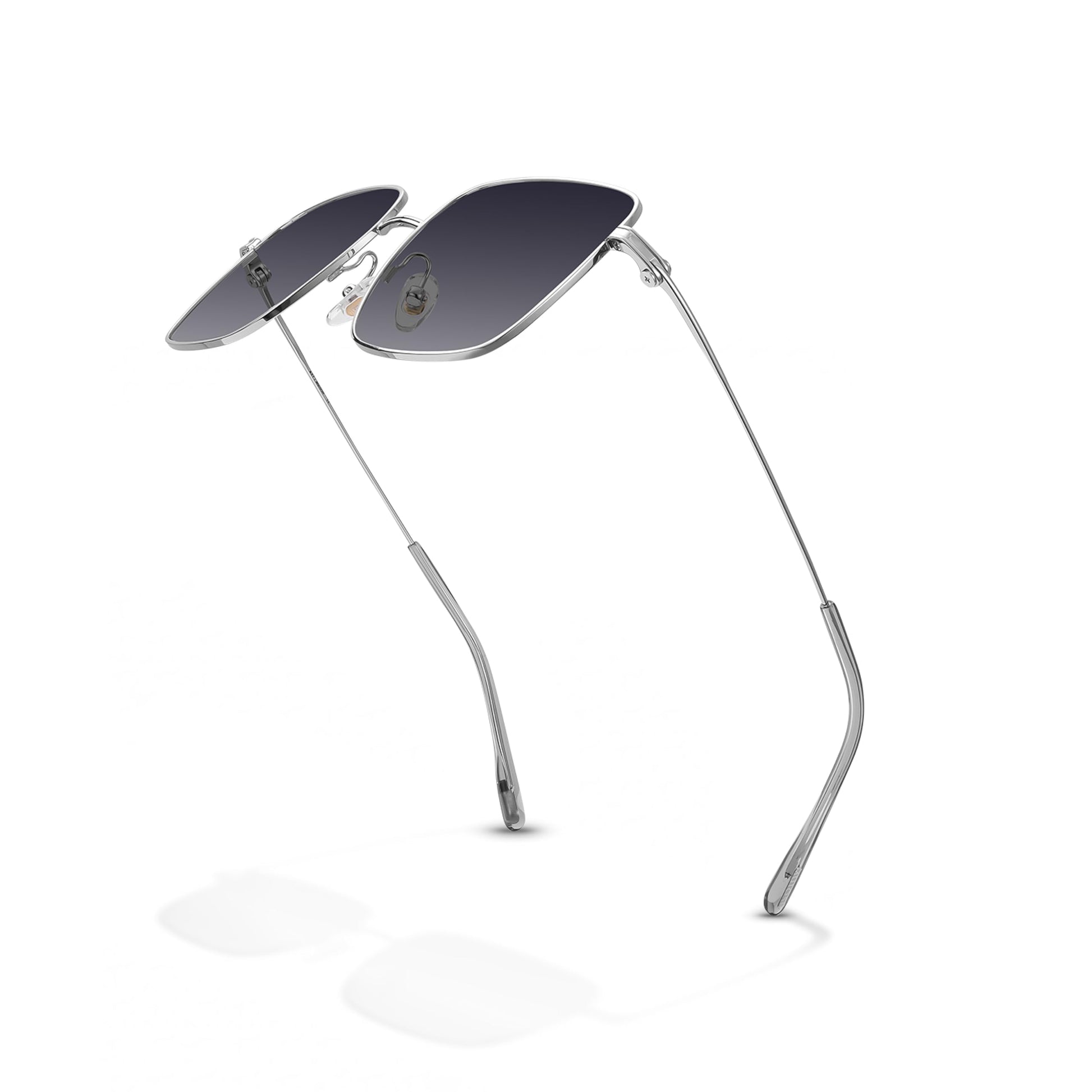 Trendy Oversized Square Sunglasses for Women Men, Retro Big Flat Lens UV Protection Shades, Brand of EssilorLuxottica