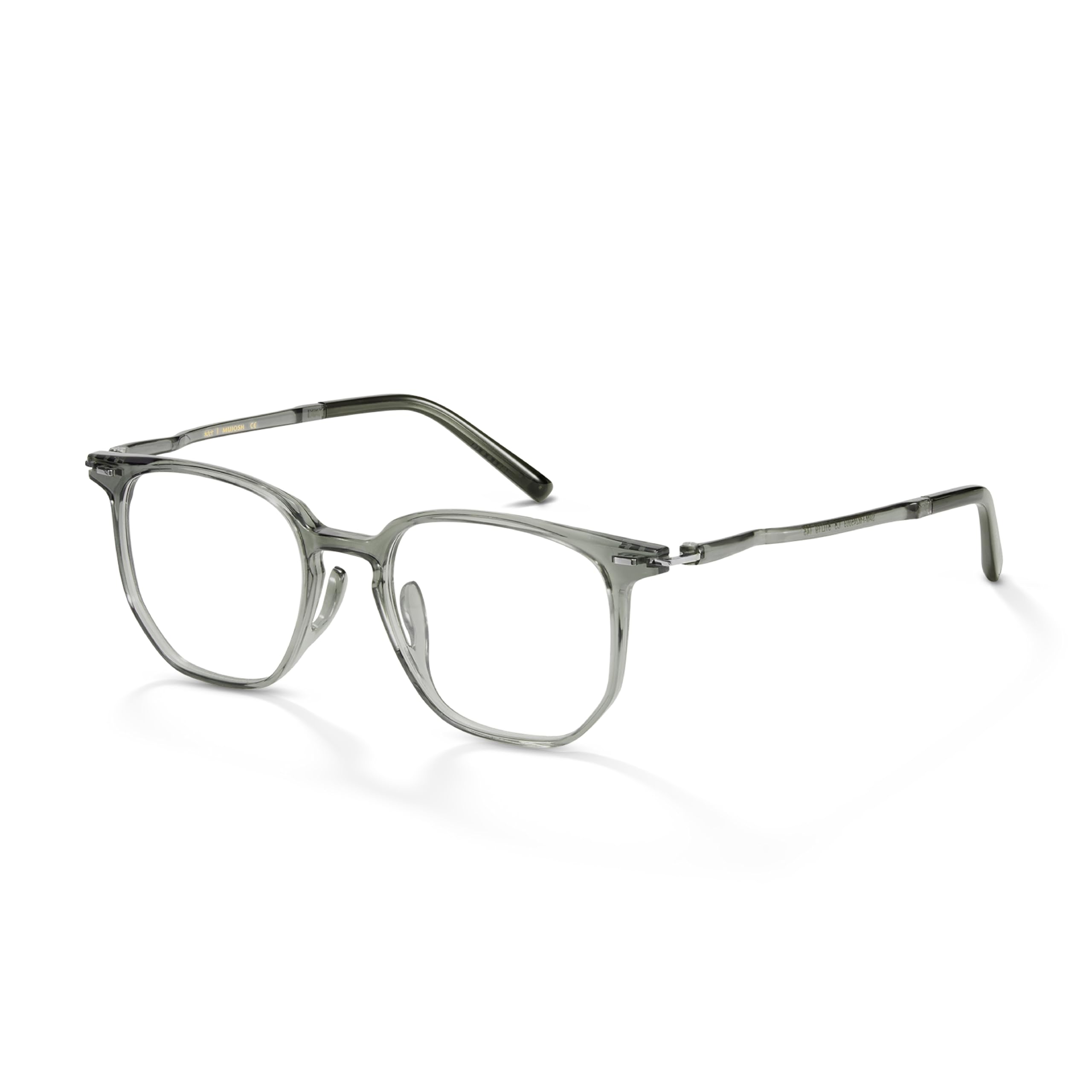 Ultem 9.6g Glasses Frames for Women Men, Lightweight Geometric Square Eyewear with Mortise-Tenon Hinge, Fashion Optical Frame