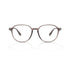 Lightweight 12.9g Crown Frame Glasses for Men Women, Non Prescription Fashion Eyewear with Spring Hinges, Anti-Slip Clear Gla