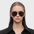 Retro Trendy Classic Aviator Sunglasses for Men Lightweight, Exclusive Eyewear Brand of EssilorLuxottica