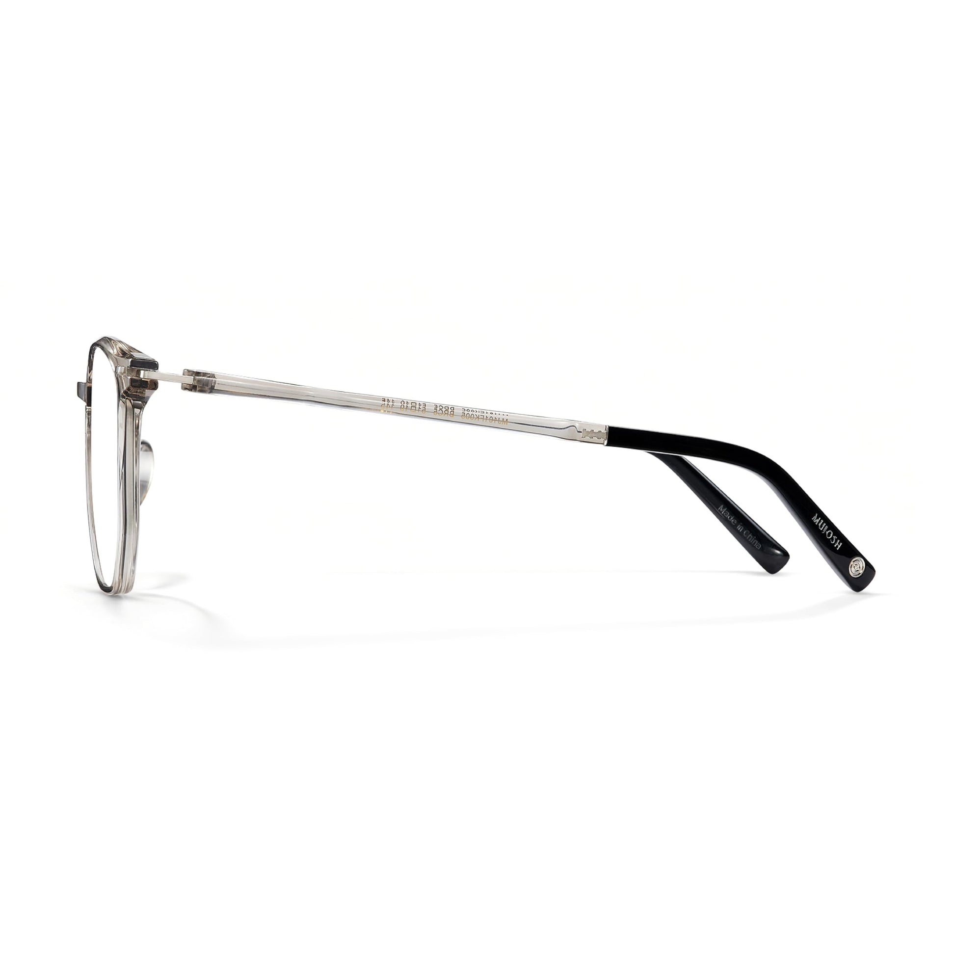 Ultem 9.6g Glasses Frames for Women Men, Lightweight Geometric Square Eyewear with Mortise-Tenon Hinge, Fashion Optical Frame