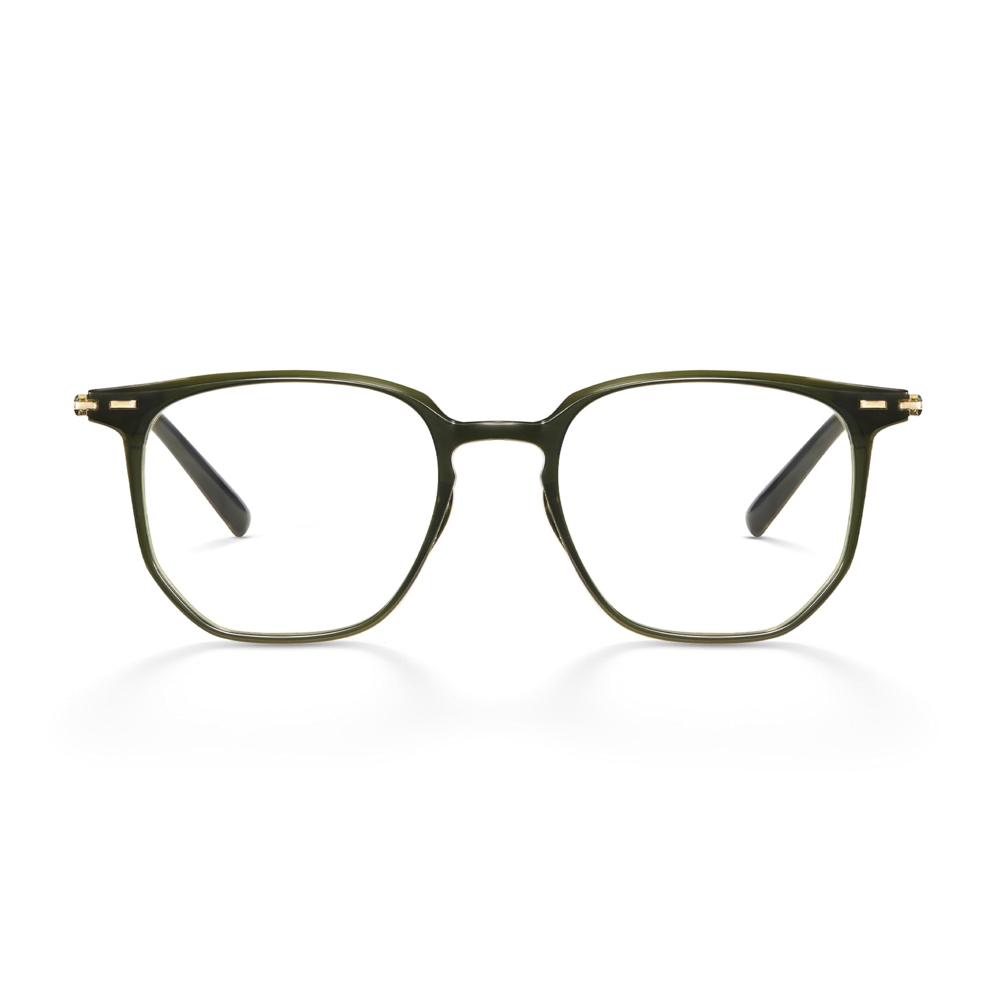 Ultem 9.6g Glasses Frames for Women Men, Lightweight Geometric Square Eyewear with Mortise-Tenon Hinge, Fashion Optical Frame