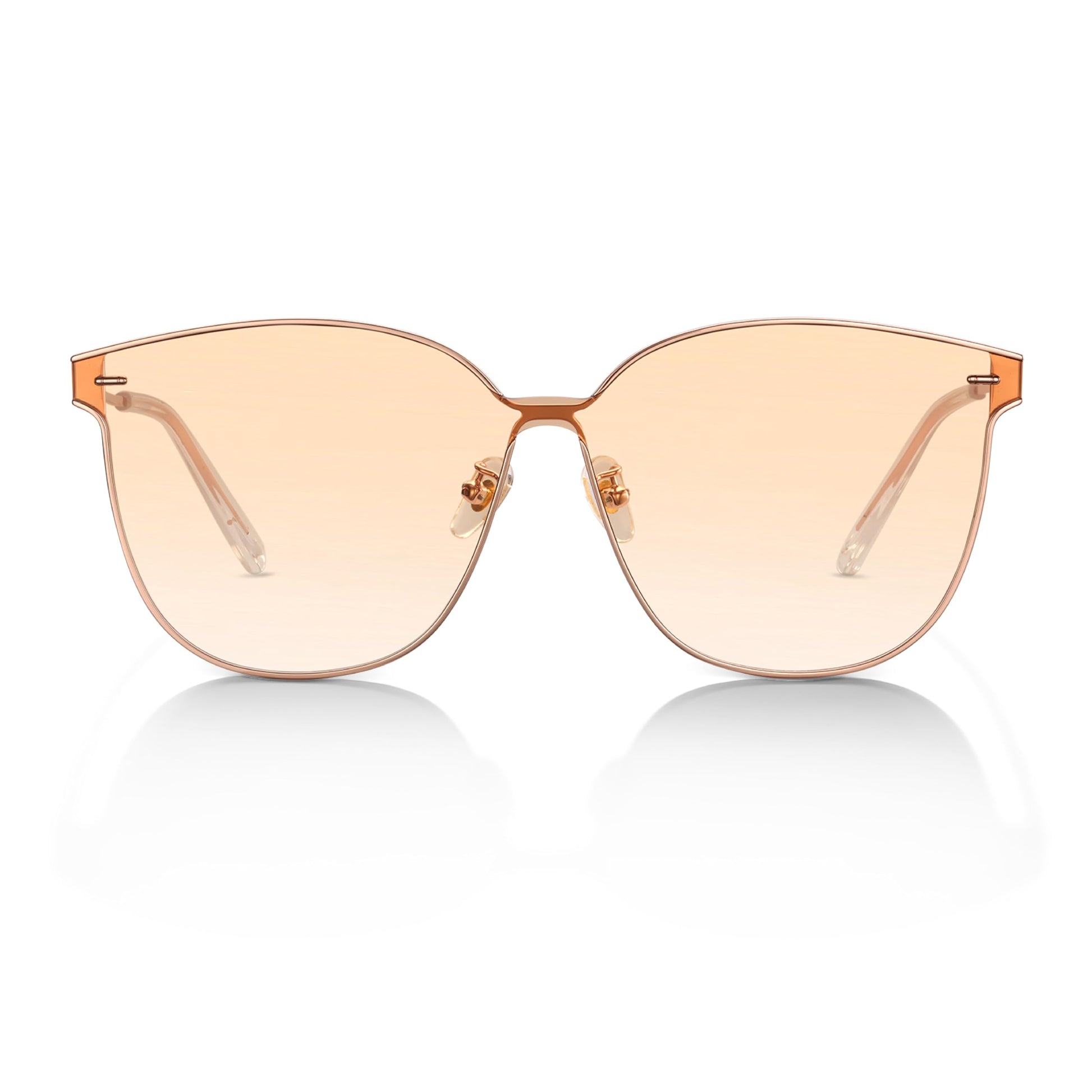 Stylish Oversized Sunglasses for Women Men, Seamless Floating Mono-Lens, Lightweight for Driving, Vacation & Fashion Accessor
