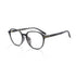 Lightweight 12.9g Crown Frame Glasses for Men Women, Non Prescription Fashion Eyewear with Spring Hinges, Anti-Slip Clear Gla