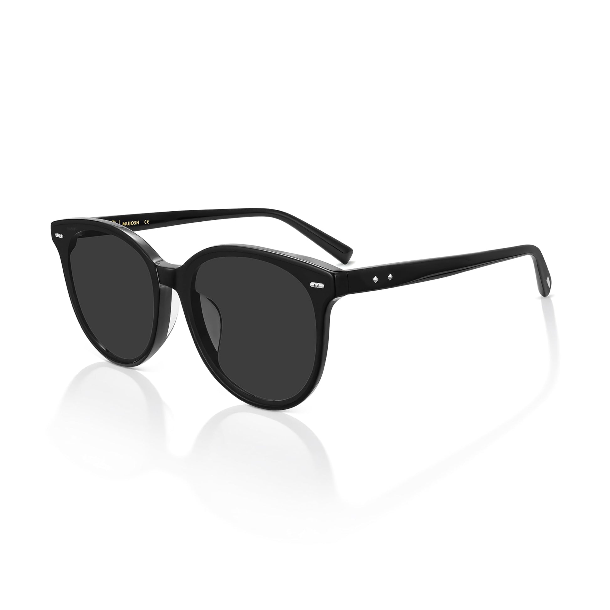 Retro Round Square Sunglasses for Women Men, Vintage Shades UV400 Protection, Exclusive Brand of EssilorLuxottica