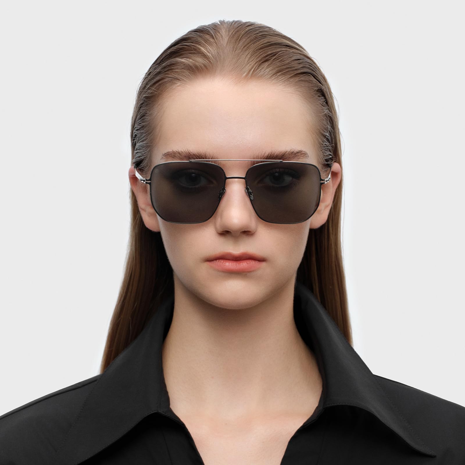 Retro Trendy Classic Aviator Sunglasses for Men Lightweight, Exclusive Eyewear Brand of EssilorLuxottica