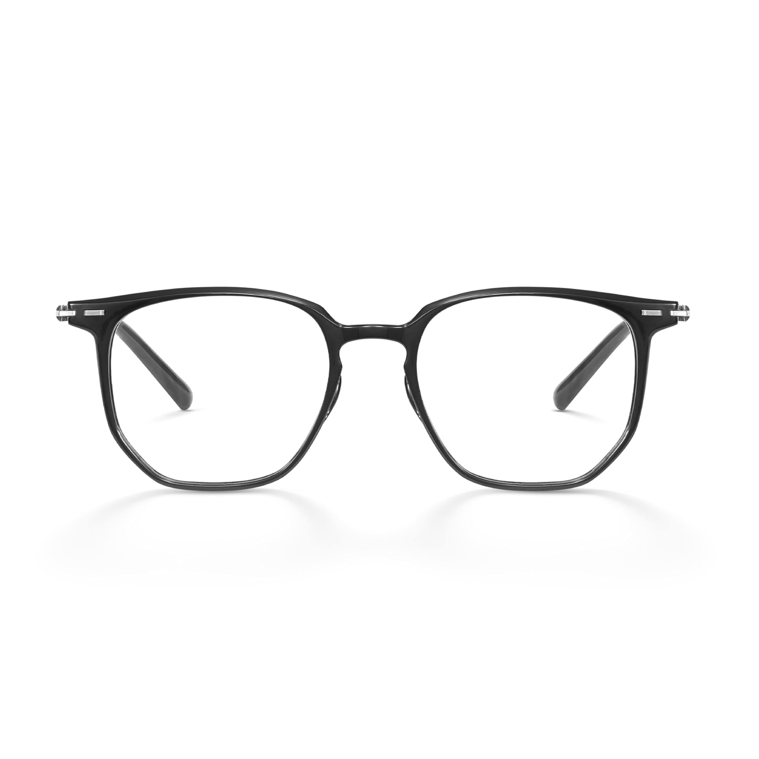 Ultem 9.6g Glasses Frames for Women Men, Lightweight Geometric Square Eyewear with Mortise-Tenon Hinge, Fashion Optical Frame