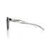 Futuristic Narrow Sunglasses for Women Men, Lightweight TR90 One-Piece Bent Lens, Exclusive Brand of EssilorLuxottica