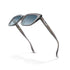 Trendy Narrow Square Sunglasses for Women Men, Acetate Polarized Shades with Hollow Metal Decor & Crystal Logo, UV400 Eyewear