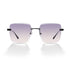 Trendy Oversized Square Sunglasses for Women Men, Retro Big Flat Lens UV Protection Shades, Brand of EssilorLuxottica