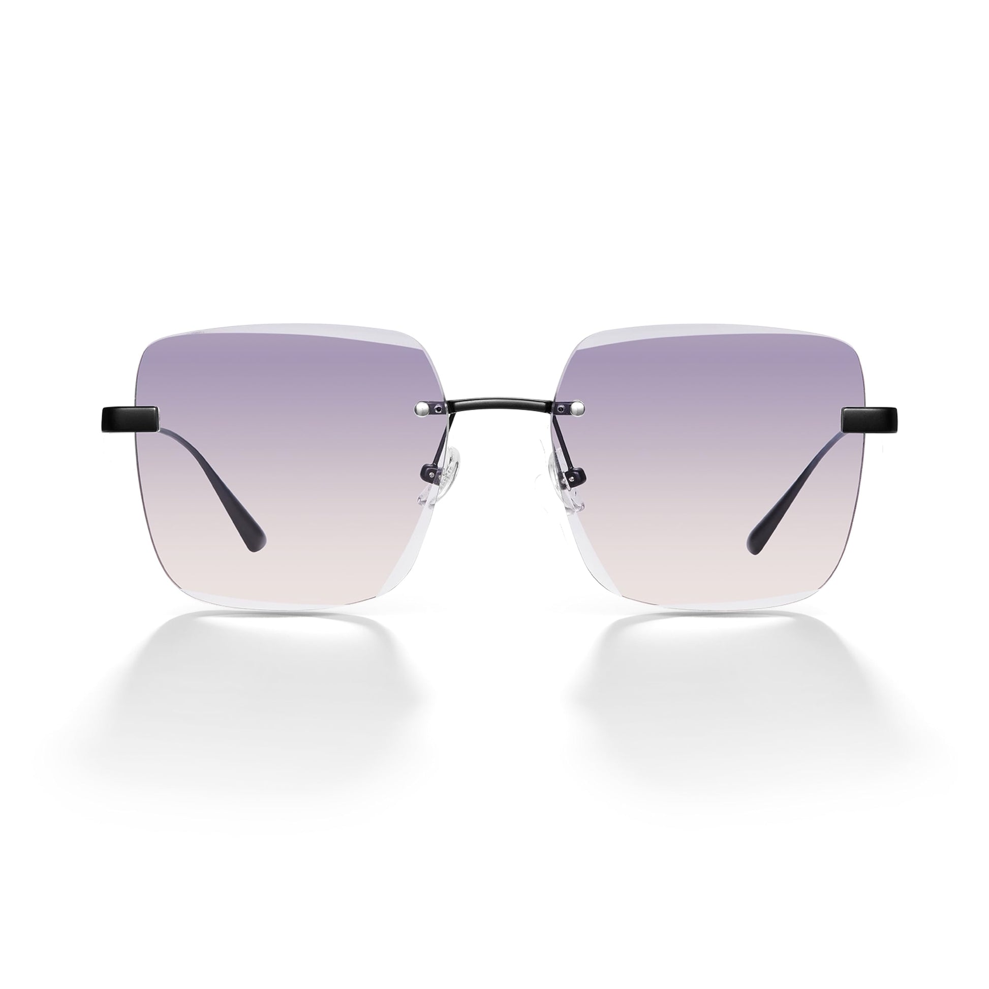 Trendy Oversized Square Sunglasses for Women Men, Retro Big Flat Lens UV Protection Shades, Brand of EssilorLuxottica