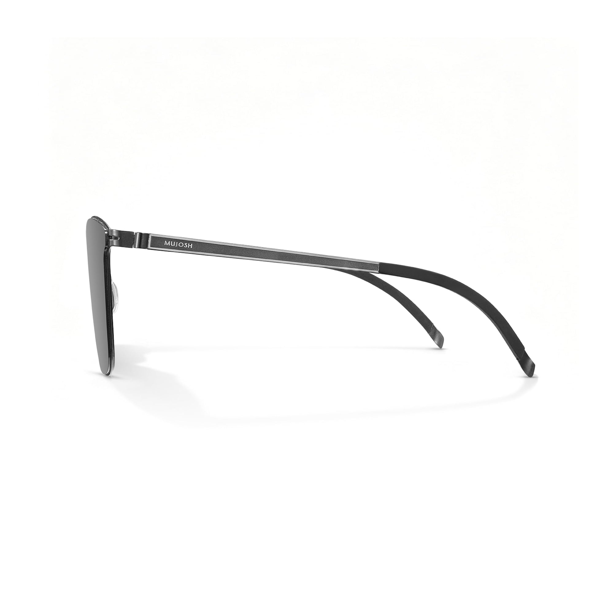 Screwless Polarized Cat-Eye Metal Shades Sunglasses for Women Men, Brand of EssilorLuxottica