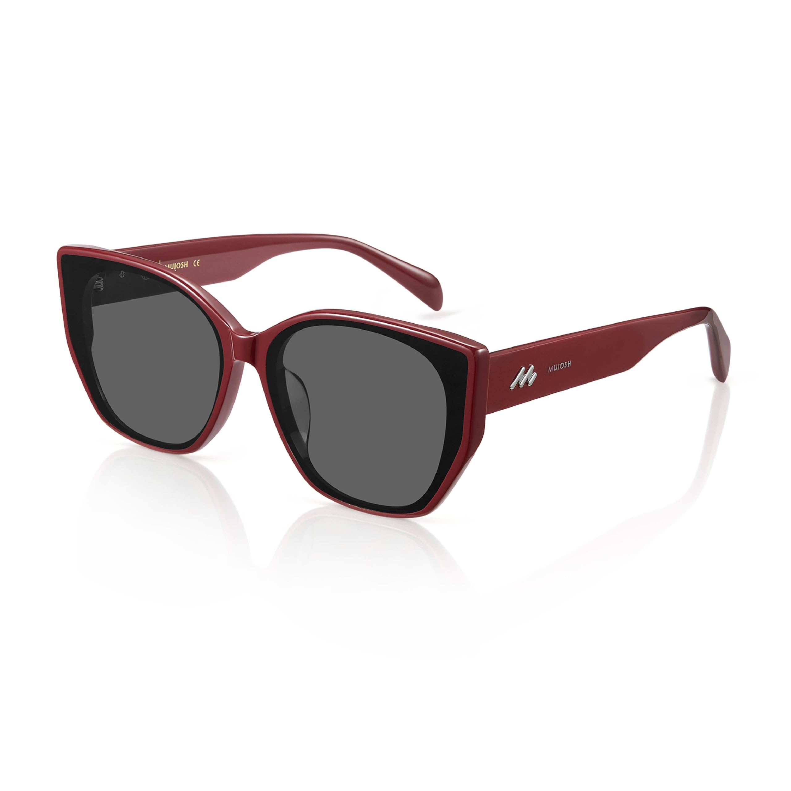 Cat Eye Sunglasses UV400 Trendy Acetate Exclusive Brand of EssilorLuxottica