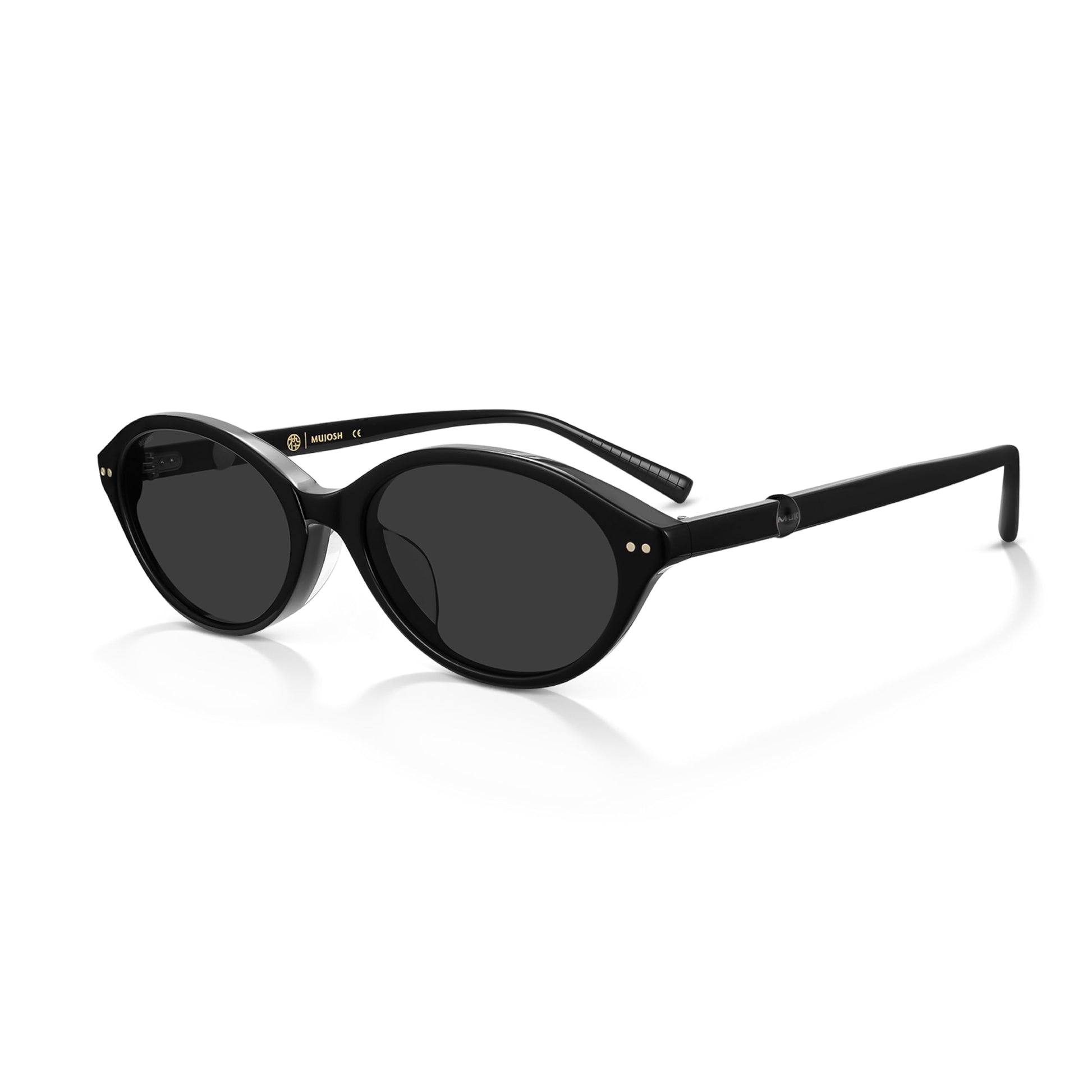Retro Polarized Narrow Sunglasses for Women Men, Trendy 90s Y2K Sunnies, Exclusive Eyewear Brand of EssilorLuxottica