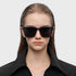 Trendy Square Oversized Polarized Sunglasses for Women Men, Exclusive Eyewear Brand of EssilorLuxottica