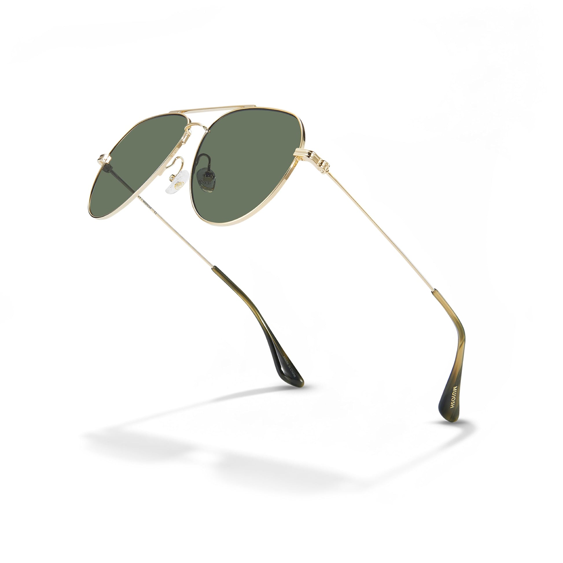 Retro Aviator Sunglasses for Men Women, Lightweight Classic Shades, UV400 Protection Sunnies for Driving, Fishing & Fashion A