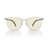 Trendy Oversized Square Sunglasses for Women Men, Retro Big Flat Lens UV Protection Shades, Brand of EssilorLuxottica, Moonli