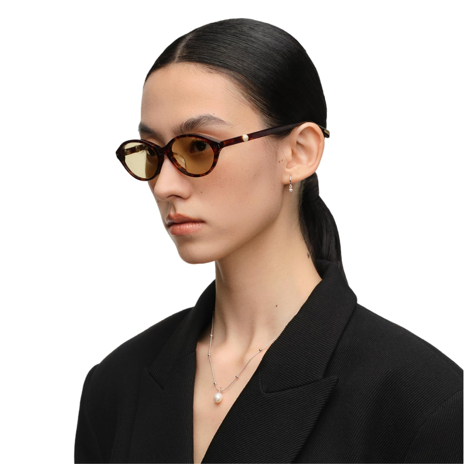 Retro Polarized Narrow Sunglasses for Women Men, Trendy 90s Y2K Sunnies, Exclusive Eyewear Brand of EssilorLuxottica